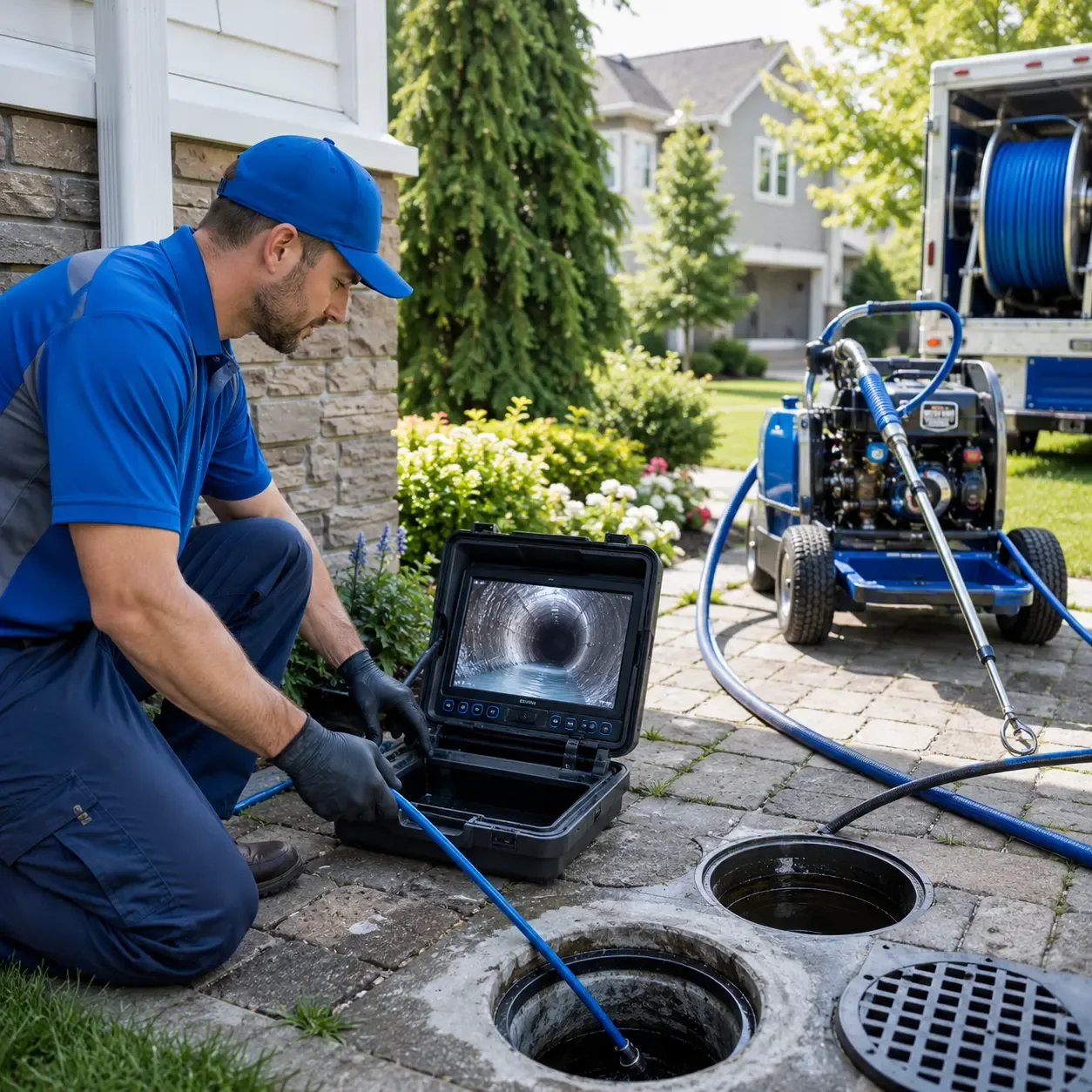 Outdoor drain cleaning professionals serving Landis, NC